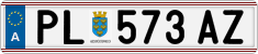 License plate of Austria, Regular plates