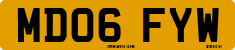 License plate of the United Kingdom, 2001 year system