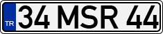 License plate of Turkey, Regular plates
