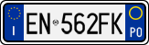 License plate of Italy, Cars (1994 year series)