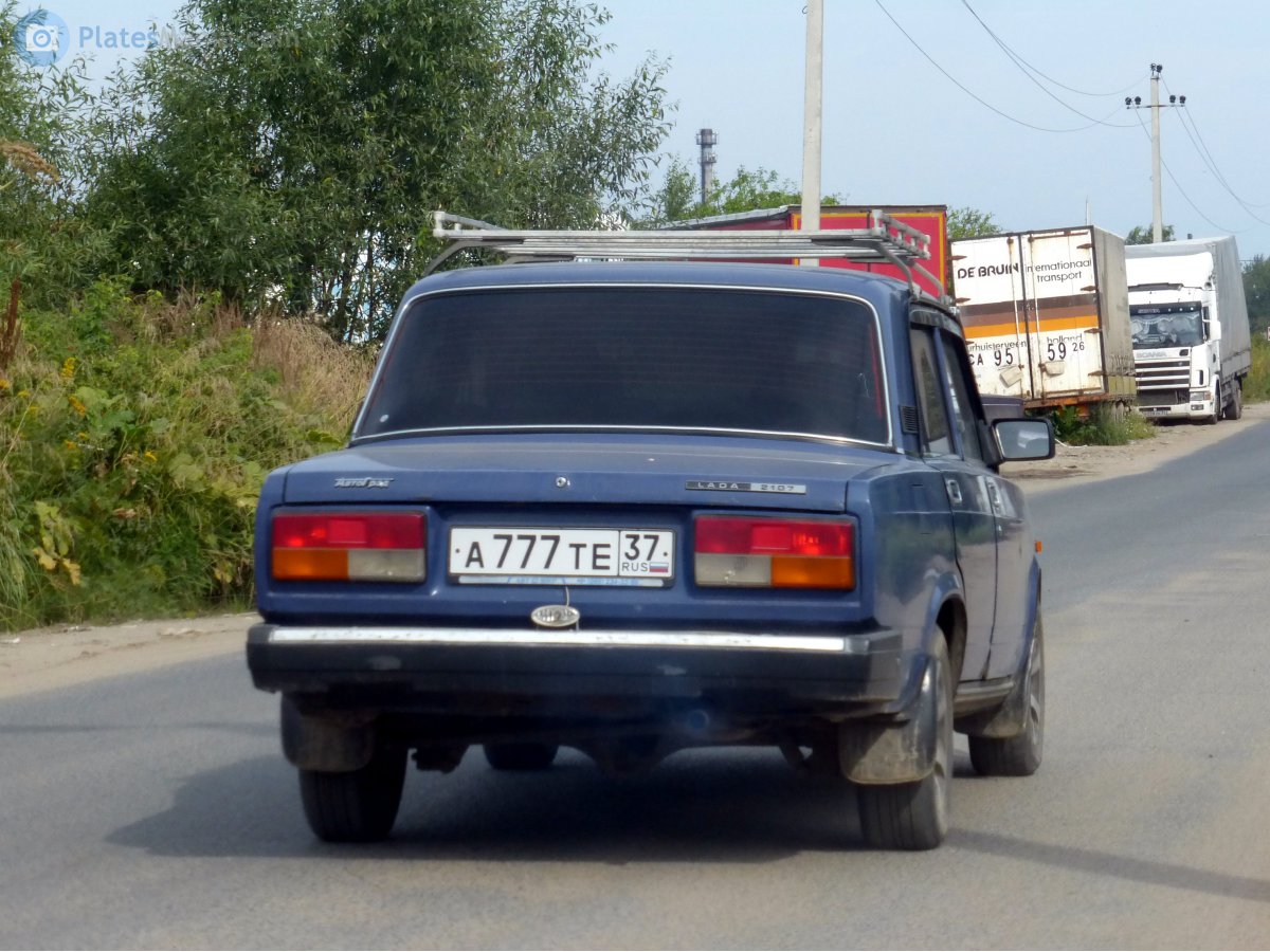 а 777 те 37, Lada (VAZ) 2107 Жигули (Nova / Riva / Signet / 1500), 1982–2014