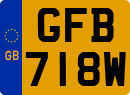 License plate of the United Kingdom, 1963 year system