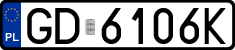 License plates of Poland, Regular car plates