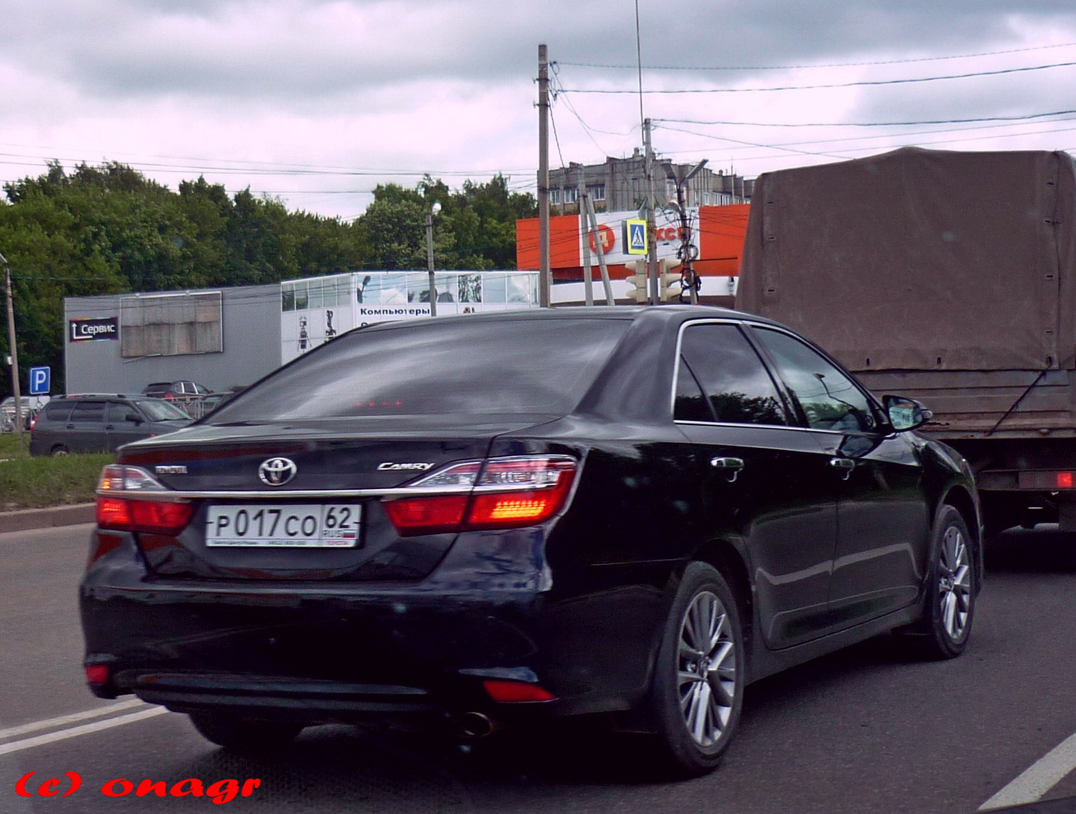 р 017 со 62, Toyota Camry 7th gen (XV50; Global-market), facelift, 2014–2018