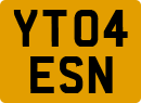 License plate of the United Kingdom, 2001 year system
