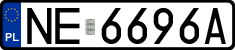License plates of Poland, Regular car plates
