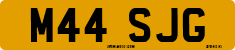 License plate of the United Kingdom, 1983 year system