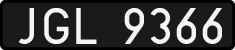 License plates of Poland, 1976 year system