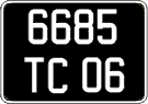 French license plate, FNI
