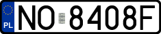 License plates of Poland, Regular car plates