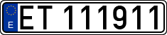 License plates of Spain, Official and military plates