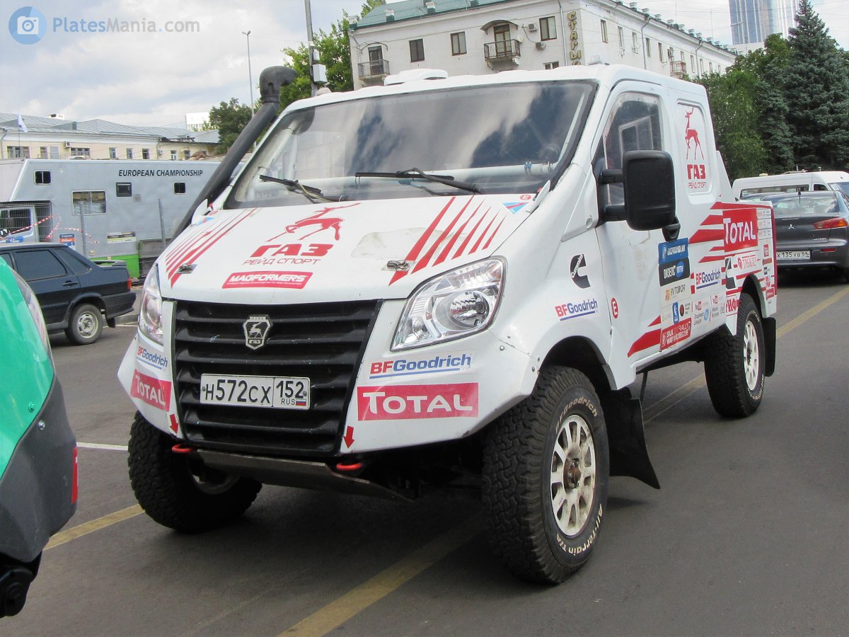 н 572 сх 152, GAZ ГАЗель Next Double Cab Truck (A22, C42), 2013–