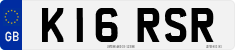 License plate of the United Kingdom, 1983 year system