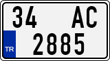 License plate of Turkey, Regular plates