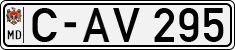 License plate of Moldova, Trailers (1992)