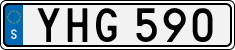 License plate of Sweden, Regular plates