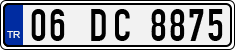 License plate of Turkey, Regular plates