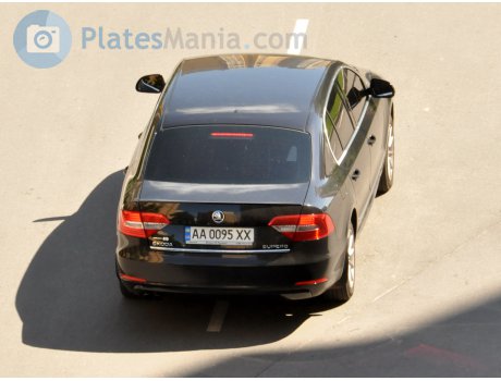 AA 0095 XX, Skoda Superb