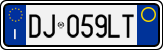 License plate of Italy, Cars (1994 year series)