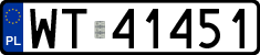 License plates of Poland, Regular car plates