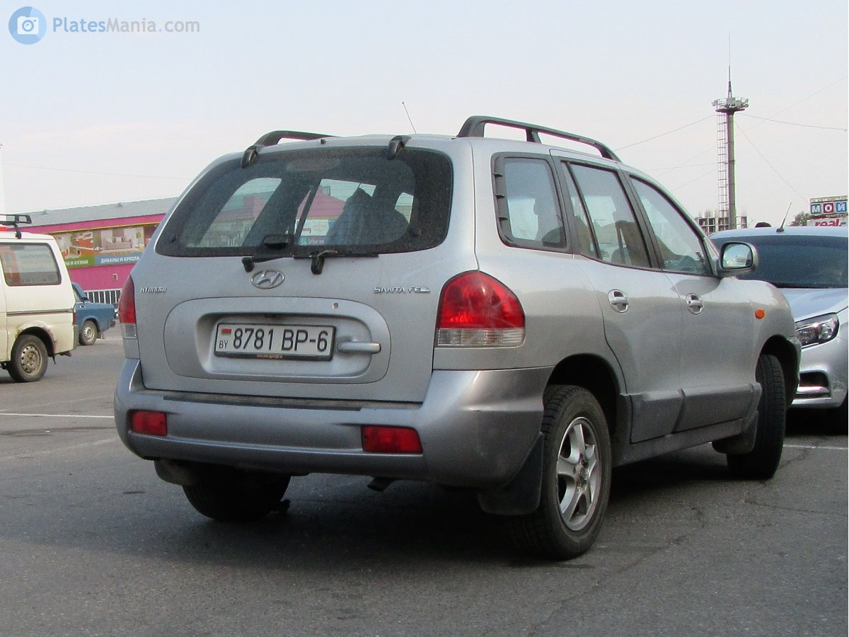 8781 BP-6, Hyundai Santa Fe 1st gen (Classic) (SM), 2000–2006 (–2012 for RU-market)