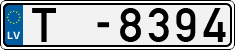License plate of Latvia, Trailers