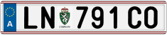 License plate of Austria, Regular plates