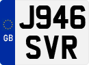 License plate of the United Kingdom, 1983 year system