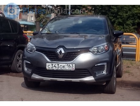 с343ок163, Renault Kaptur