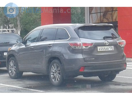 а444ав136, Toyota Highlander