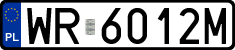 License plates of Poland, Regular car plates