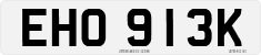 License plate of the United Kingdom, 1963 year system
