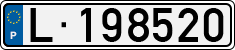 License plate of Portugal, Trailers