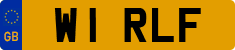 License plate of the United Kingdom, 1983 year system