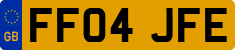 License plate of the United Kingdom, 2001 year system
