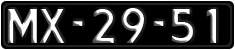License plate of Portugal, Regular plates