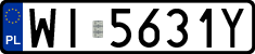 License plates of Poland, Regular car plates
