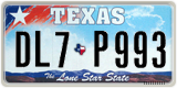 Texas, Regular plates (2009) (АB1-C234)
