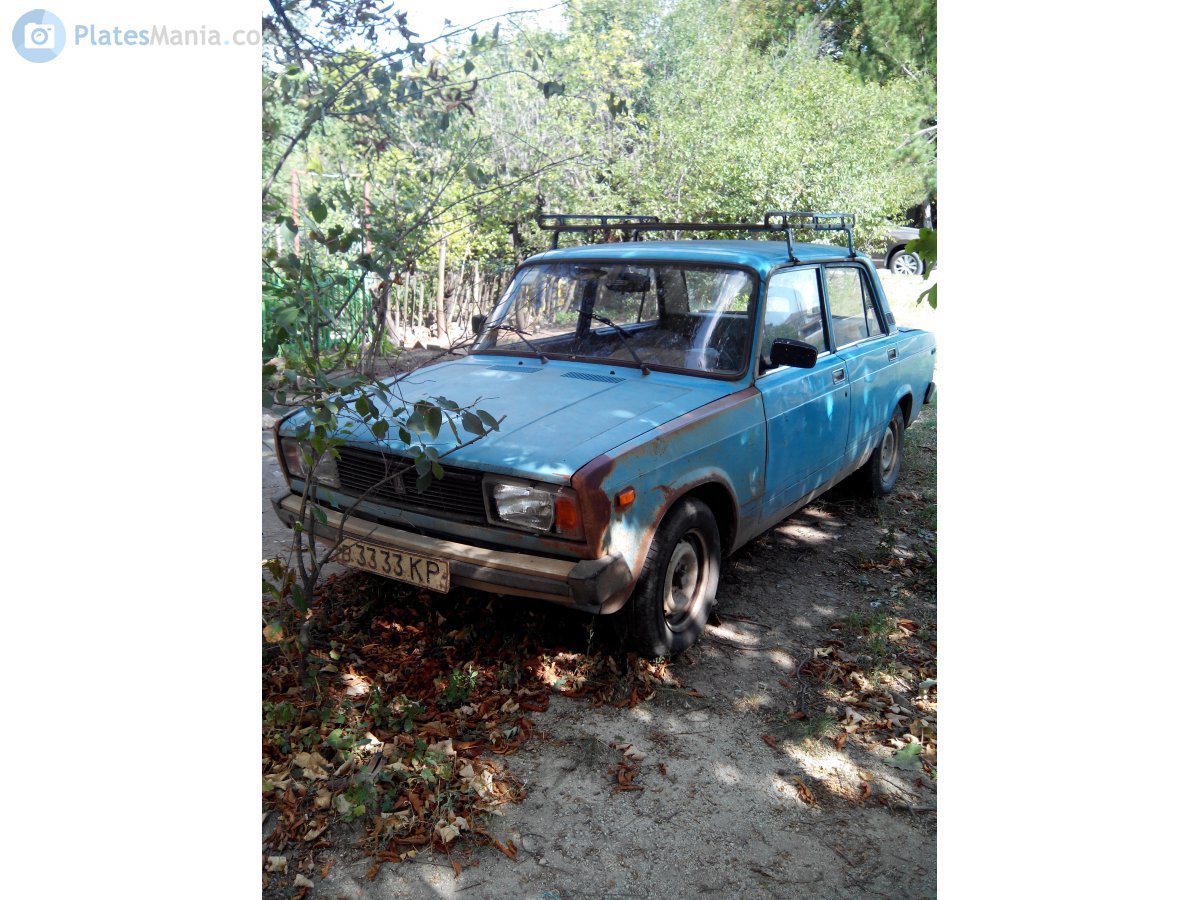 в 3333 КР, Lada (VAZ) 2105 Жигули (Nova / Riva / 1300 / 1500), 1980–2010