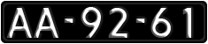 License plate of Portugal, Regular plates
