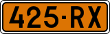 License plate of Finland, Special vehicles