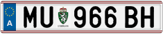 License plate of Austria, Regular plates