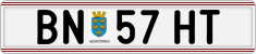 License plate of Austria, Regular plates