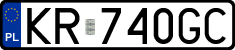 License plates of Poland, Regular car plates