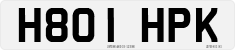 License plate of the United Kingdom, 1983 year system
