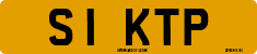 License plate of the United Kingdom, 1983 year system
