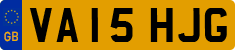 License plate of the United Kingdom, 2001 year system