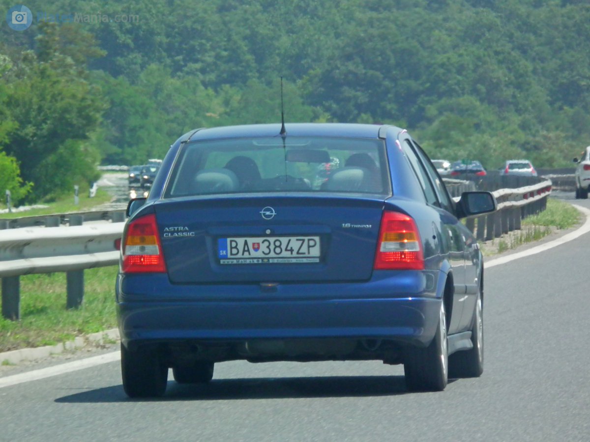 BA-384ZP, Opel Astra 2nd gen Sedan (G; T98), 1998–2009