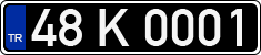 License plate of Turkey, Government and public administrations