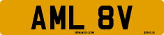 License plate of the United Kingdom, 1963 year system